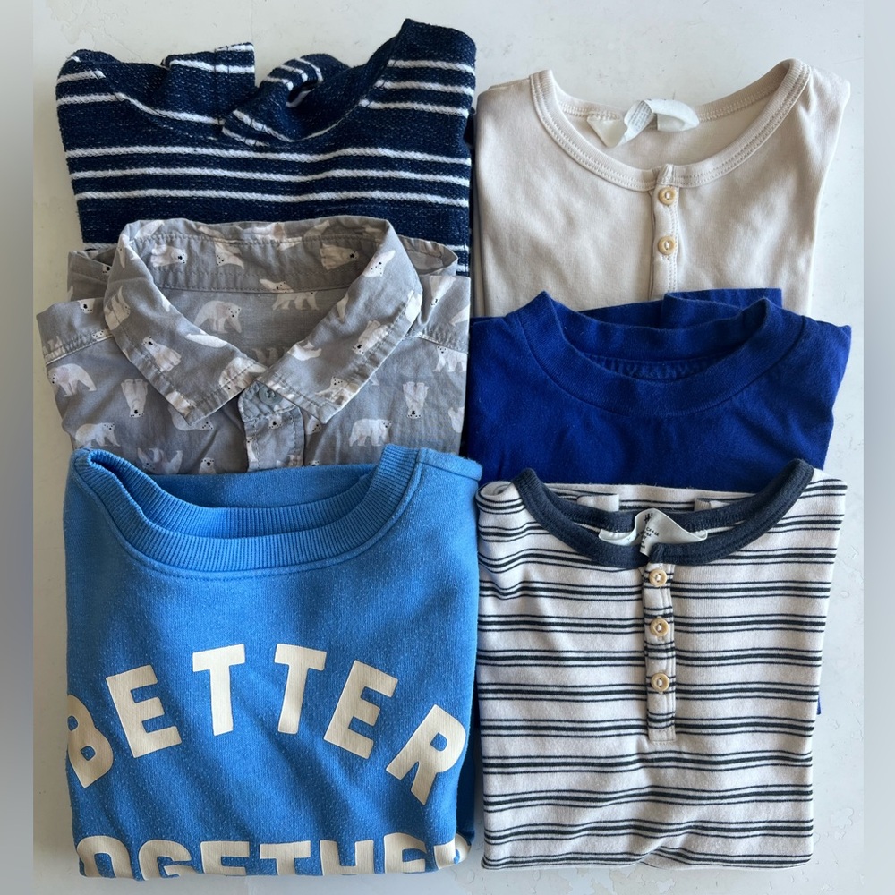 4/5T bundle of 7 shirts for boys